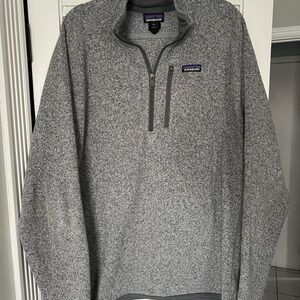 Patagonia Men's Zip-Up Sweater in Heather Gray Men’s XXL Like new